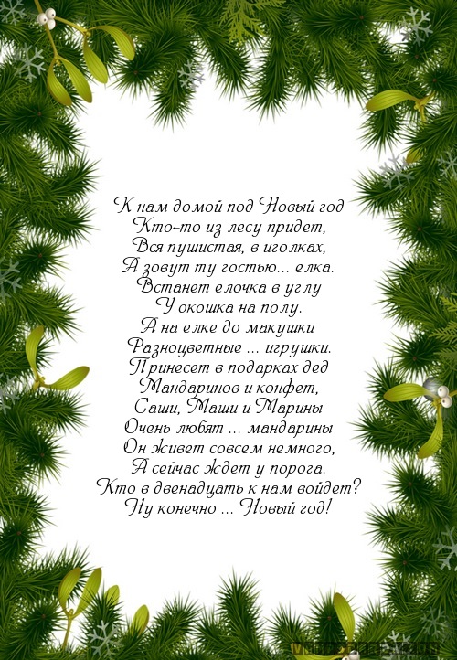 К нам домой под Новый год…