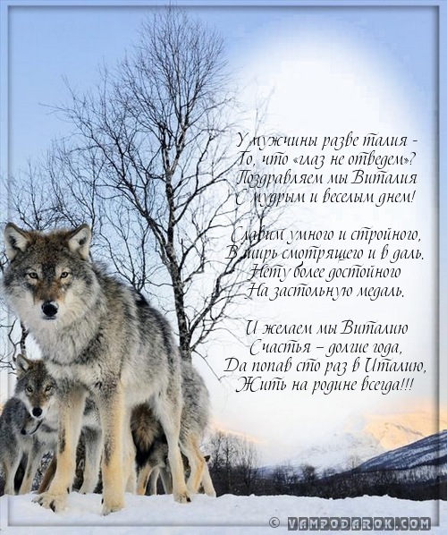 именное поздравления с днем рождения Виталию…