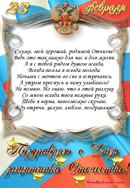 Служи, мой хороший, родимой Отчизне!…