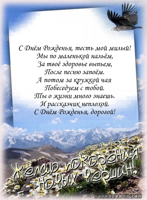 Поздравления тестю от зятя прикольные Поздравления тестю от зятя прикольные