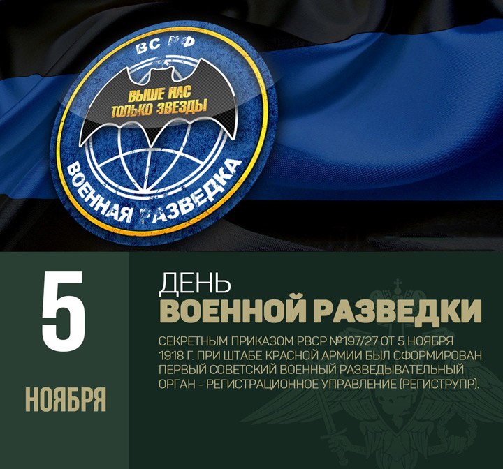 День военного разведчика - 5 ноября