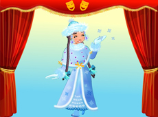Карнавальный костюм Снегурочки